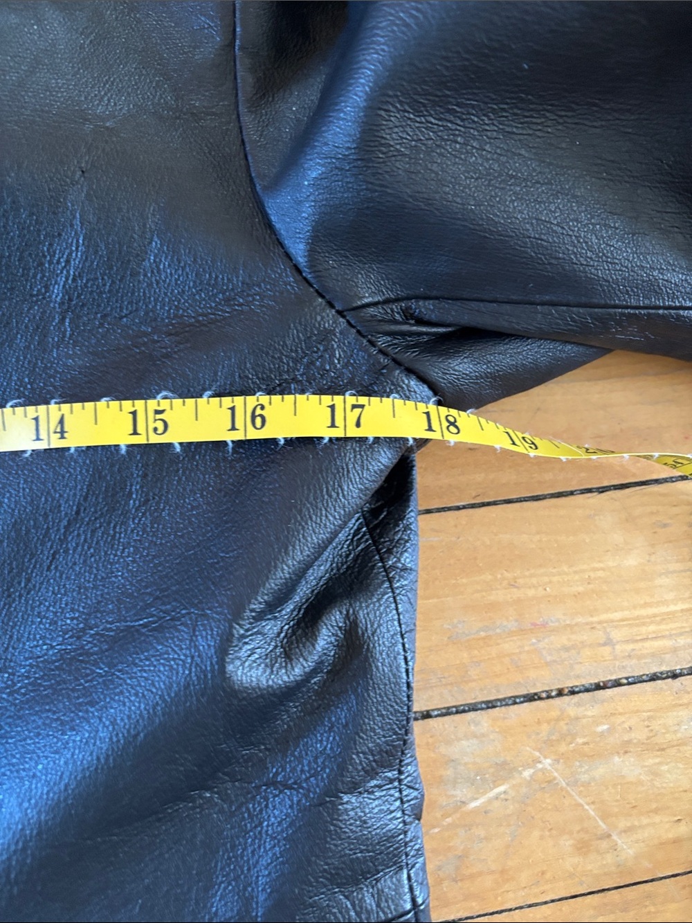 EUC Sonoma Black Leather Button-Front Jacket - Picture 7 of 7